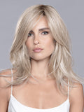 AFFAIR HI by ELLEN WILLE in PEARL ROOTED 101.14 | Pearl Platinum and Medium Ash Blonde Blend with Shaded Roots