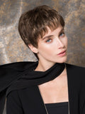Color Coffee Mix = Medium to Dark Brown base with Honey Blonde highlights on the top only, darker nape