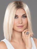 SECRET HI by ELLEN WILLE in CHAMPAGNE ROOTED 24.25.22 | Lightest Ash Blonde and Lightest Golden Blonde with Light Neutral Blonde Blend and Shaded Roots